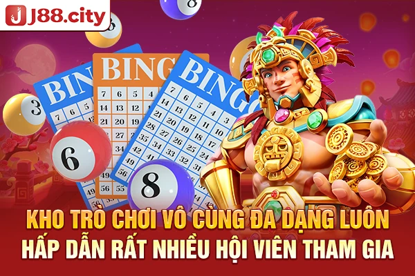 Kho trò chơi vô cùng đa dạng luôn hấp dẫn rất nhiều hội viên tham gia